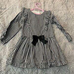 Black and white plaid dress size 4